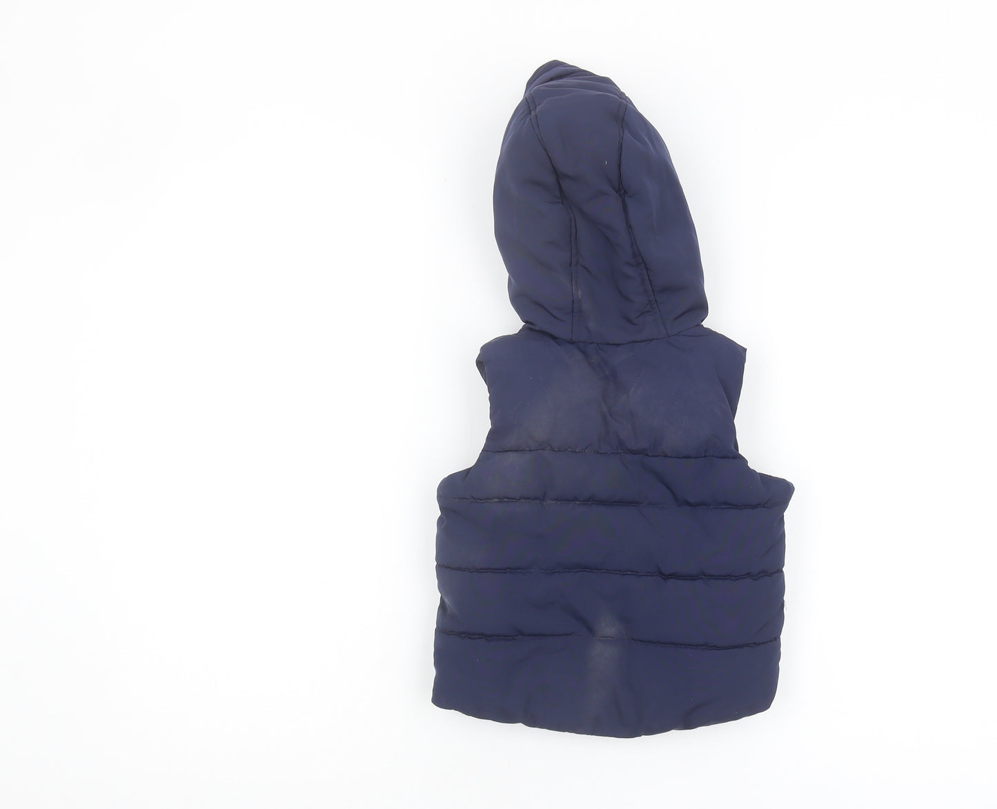 Junior J Unisex Blue Puffer Jacket 12-18M Hooded Winter