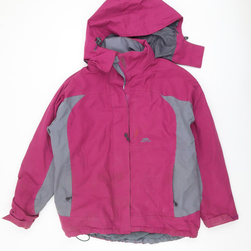 Trespass Women's Purple Parka Jacket - L