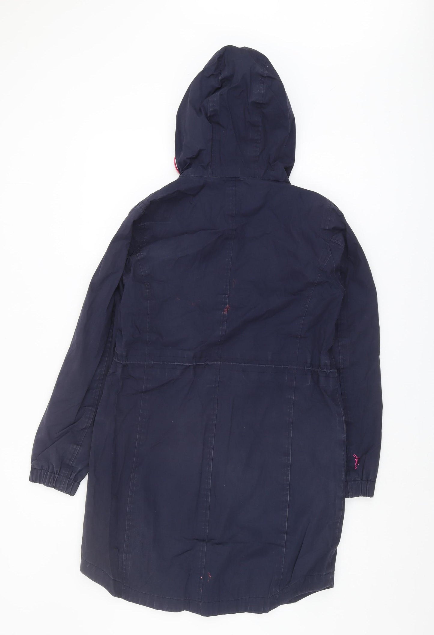 Joules Women's Blue Parka XS Waterproof Coat