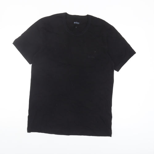 Boss Men's Black Medium Crew Neck T-Shirt