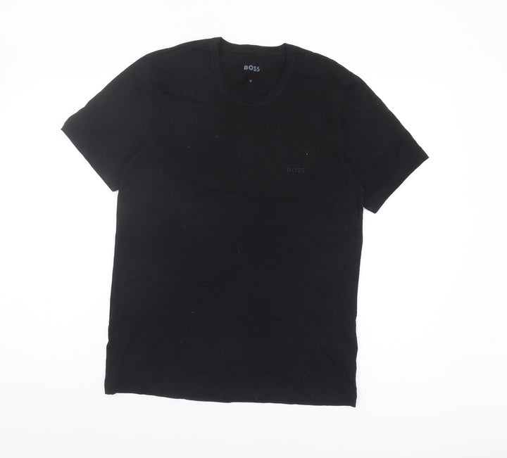Boss Men's Black Medium Crew Neck T-Shirt