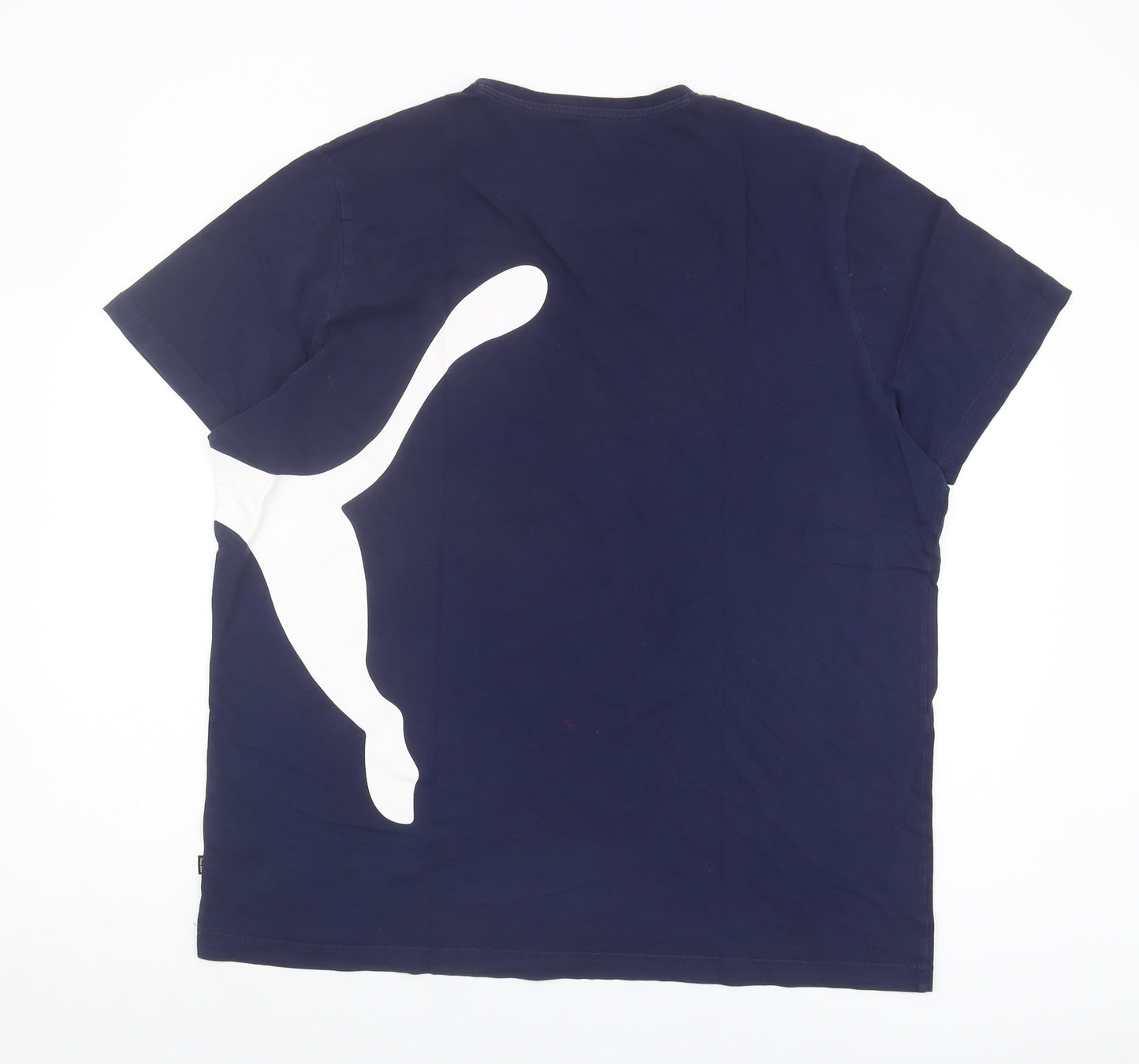 Puma Men's Blue Graphic Print 2XL T-Shirt