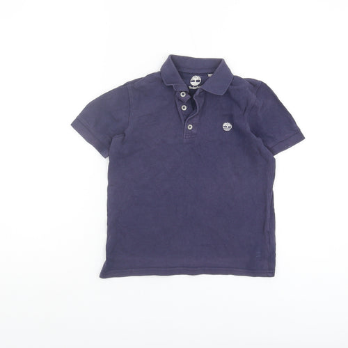 Timberland Boys Blue Polo T-Shirt 10 Years