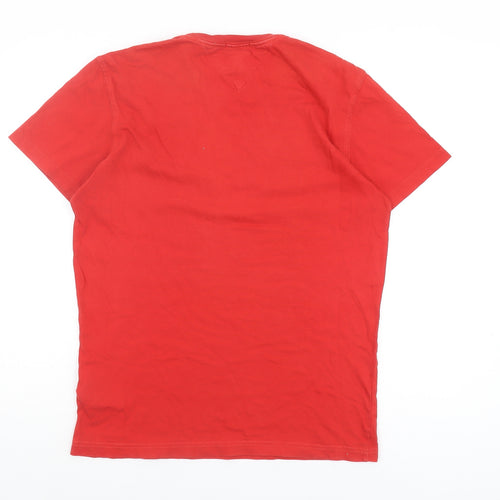 Hilfiger Denim Men's Red Graphic T-Shirt S
