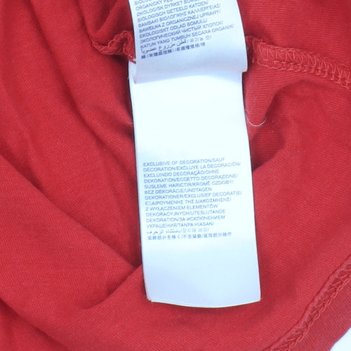 Hilfiger Denim Men's Red Graphic T-Shirt S