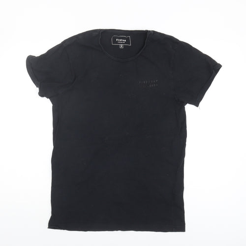 Firetrap Men's Black Medium Crew Neck T-Shirt