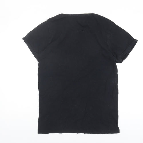 Firetrap Men's Black Medium Crew Neck T-Shirt
