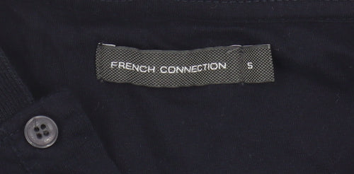 French Connection Men's Black Polo Shirt S