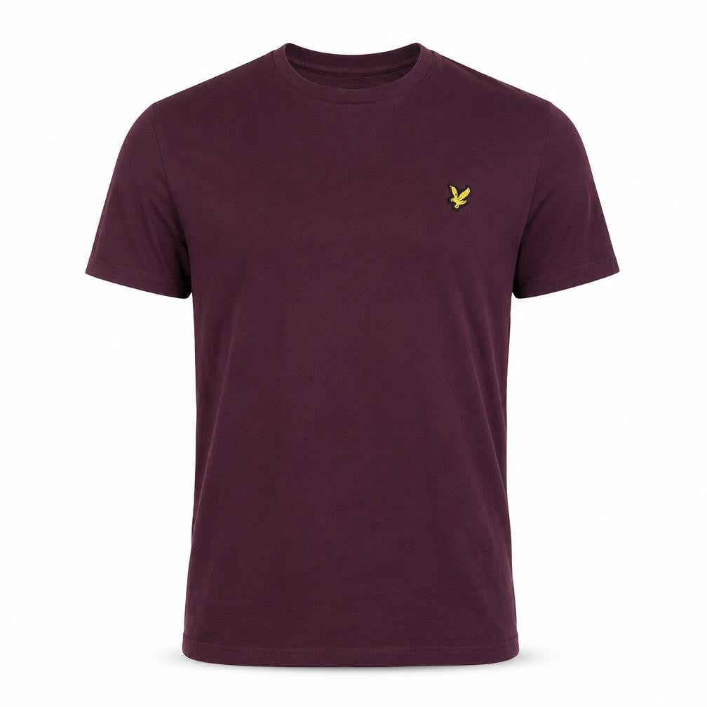 Lyle & Scott Men's Purple Cotton T-Shirt Size S