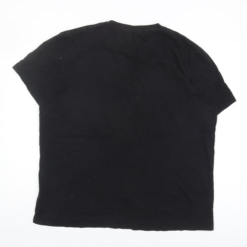 Marvel Black XXL Men's T-Shirt - Comfortable Cotton