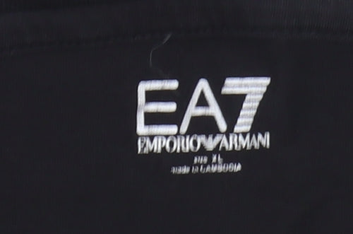 Emporio Armani Men’s Black XL Crew Neck T-Shirt
