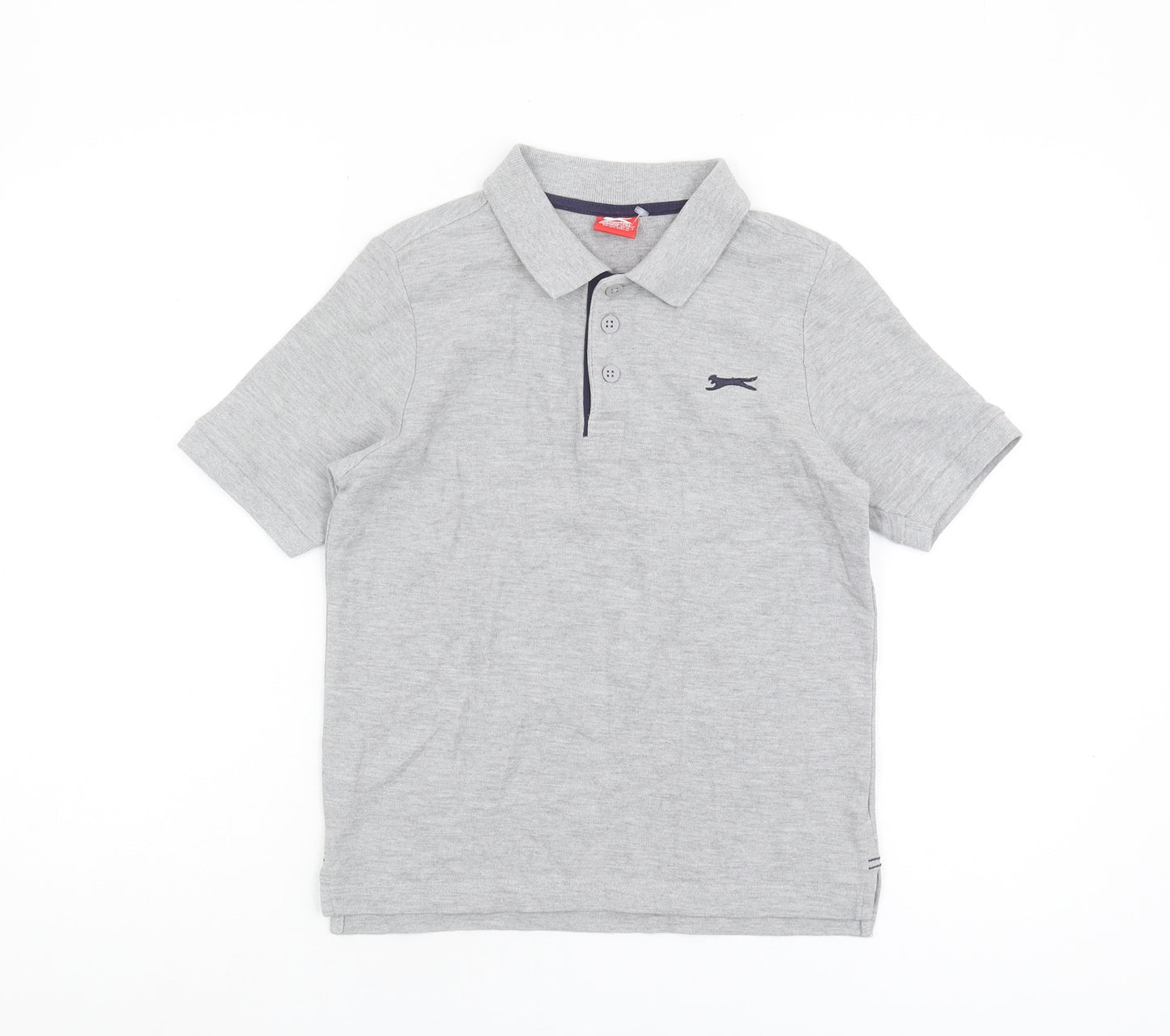 Slazenger Boys' Grey Polo Shirt, 9-10 Years, Casual