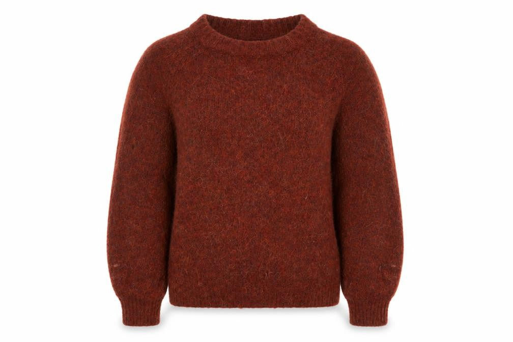 VILA Women's Brown Crew Neck Pullover Jumper XS