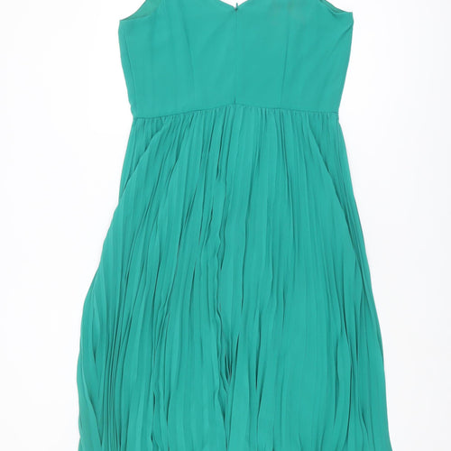 Roman Women's Green Slip Dress Size 14