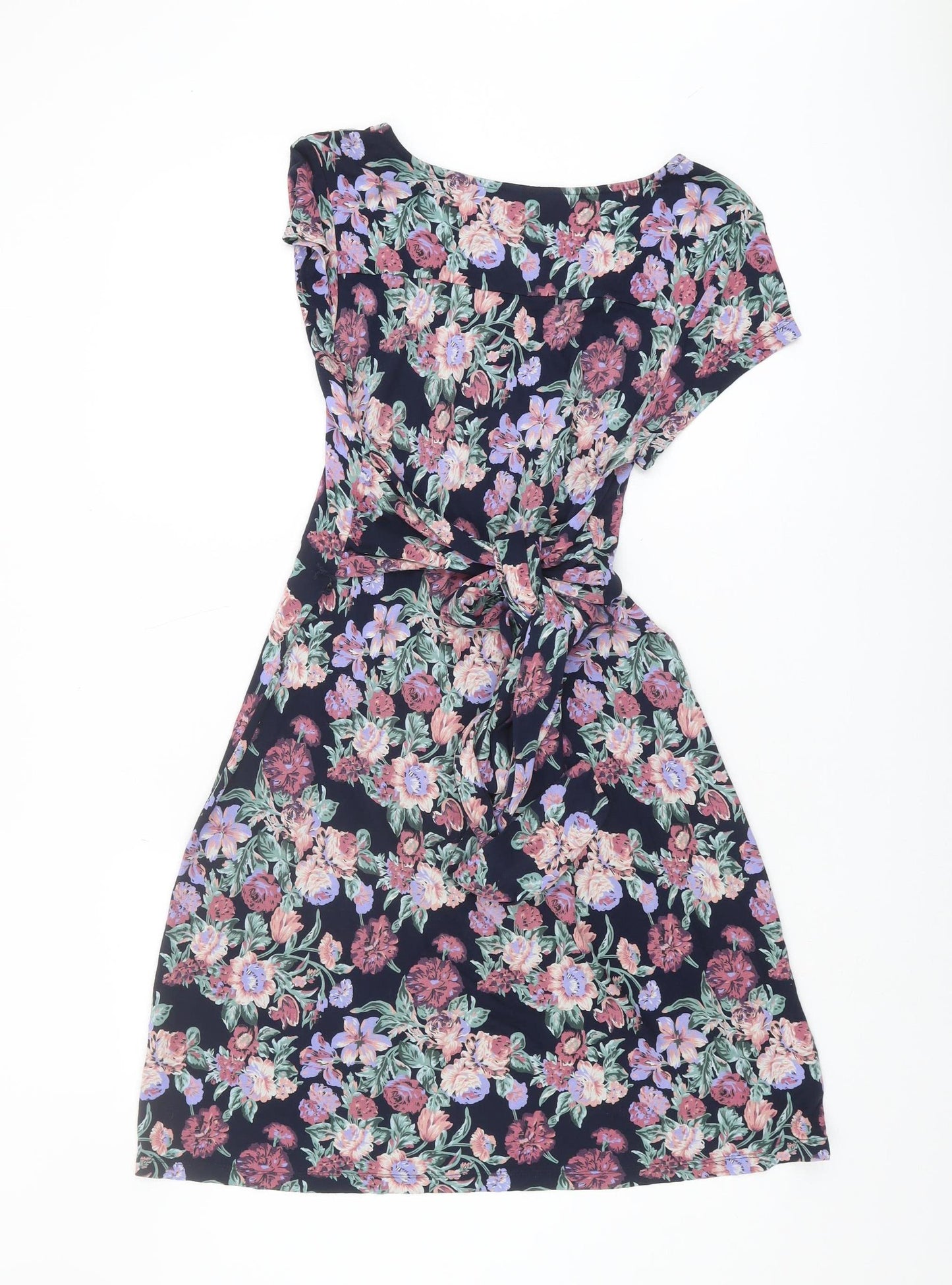 Fat Face Women's Floral Short Sleeve Dress Size 12