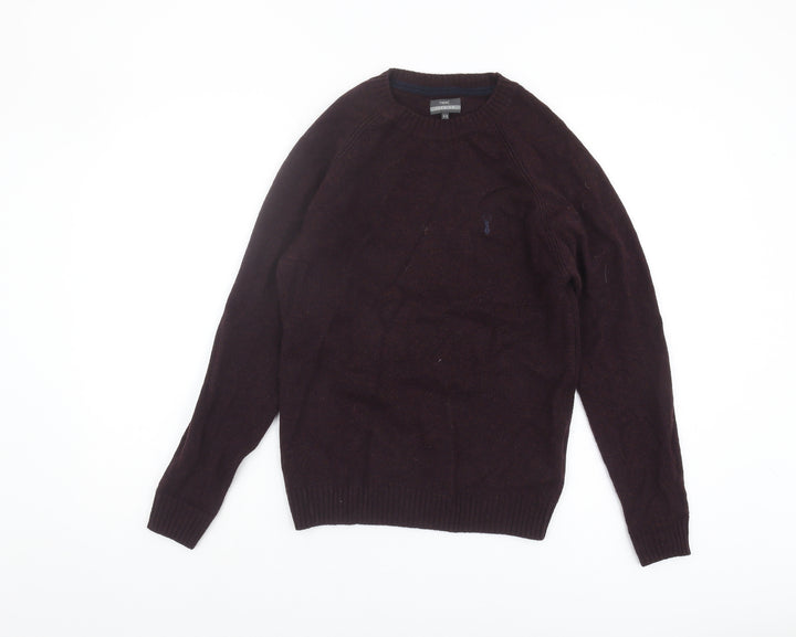 Next Women's Brown Wool XS Pullover Jumper