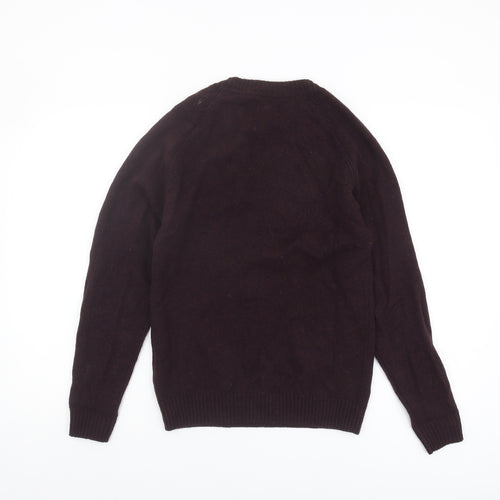 Next Women's Brown Wool XS Pullover Jumper