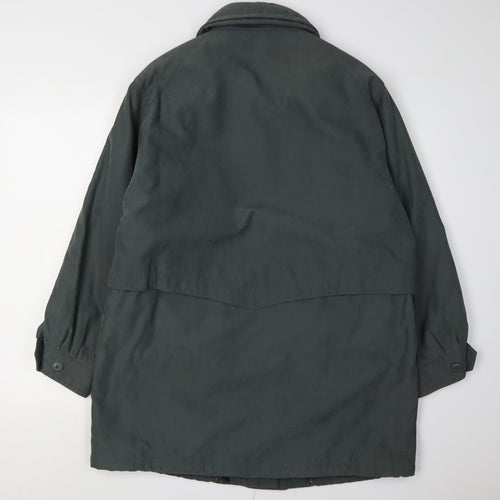 Dannimac Women's Long Coat Green L - Casual Autumn