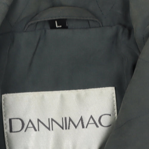 Dannimac Women's Long Coat Green L - Casual Autumn