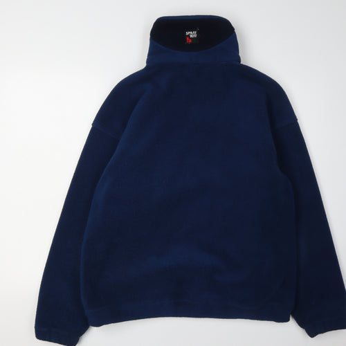 Sprayway Men's Blue Fleece Basic Jacket, Size M, Casual