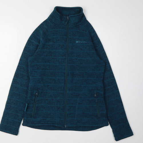 Mountain Warehouse Women's Blue Fleece Jacket – Size 10