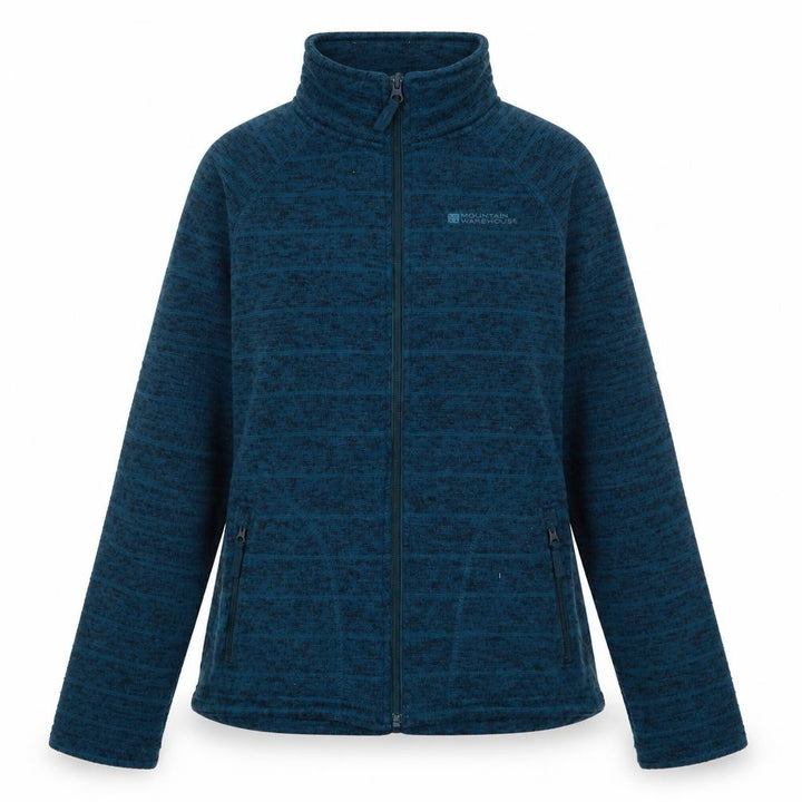 Mountain Warehouse Women's Blue Fleece Jacket – Size 10