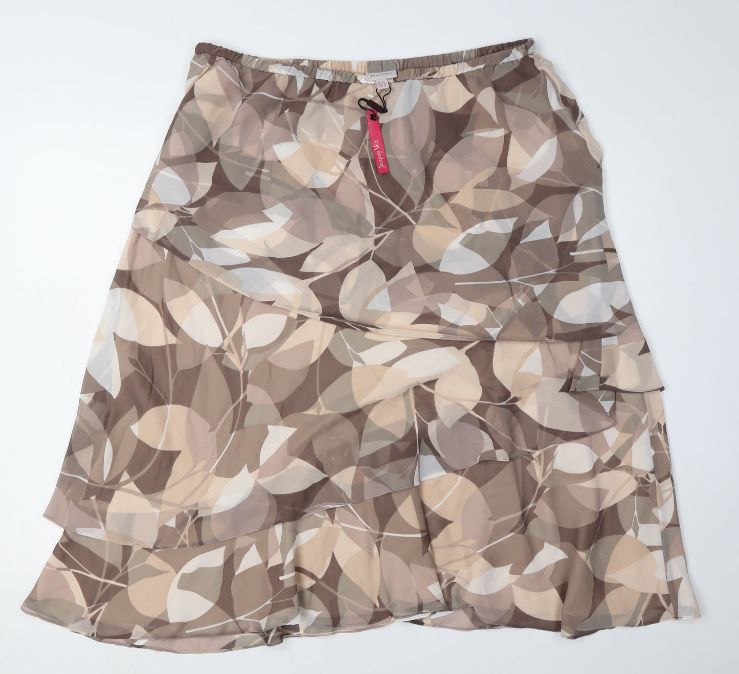 Jacques Vert Women's Brown Floral Skirt Size 20