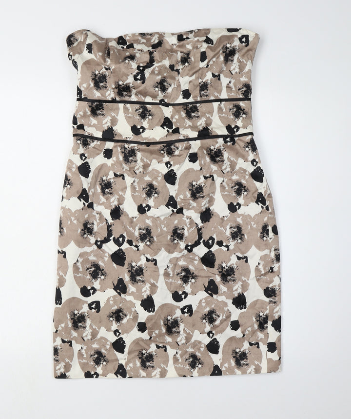 Laura Ashley Floral Pencil Dress in Multicolour, Size 12