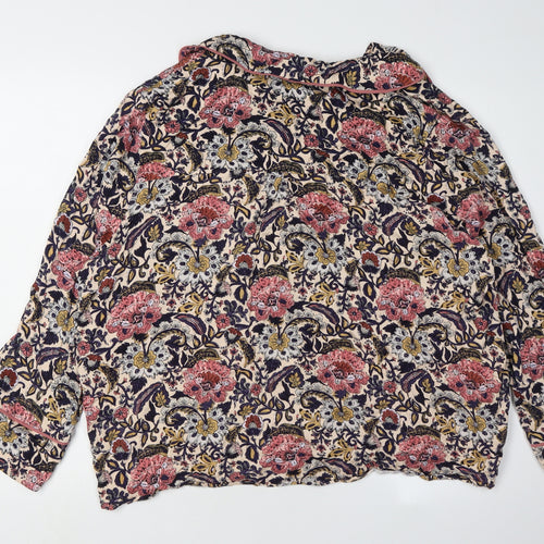 Joules Women's Floral Pyjama Top XL Multicoloured