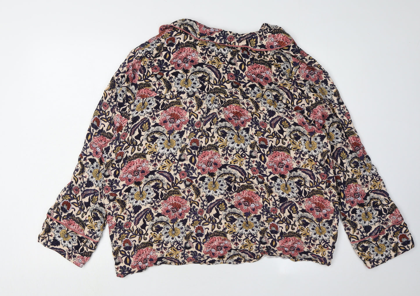 Joules Women's Floral Pyjama Top XL Multicoloured