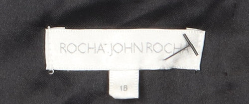 Rocha John Rocha Women's Black Short Sleeve Dress