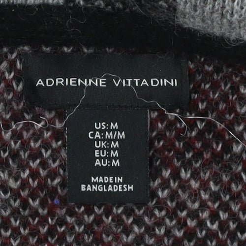 Adrienne Vittadini Women's Multicoloured Plaid Cape M