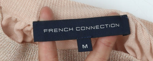 French Connection Women's Pink Cape Jumper Size M
