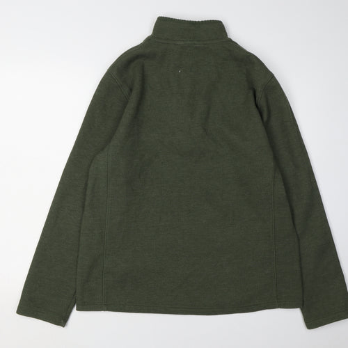 Mountain Warehouse Men's Green Pullover Fleece Sweatshirt M