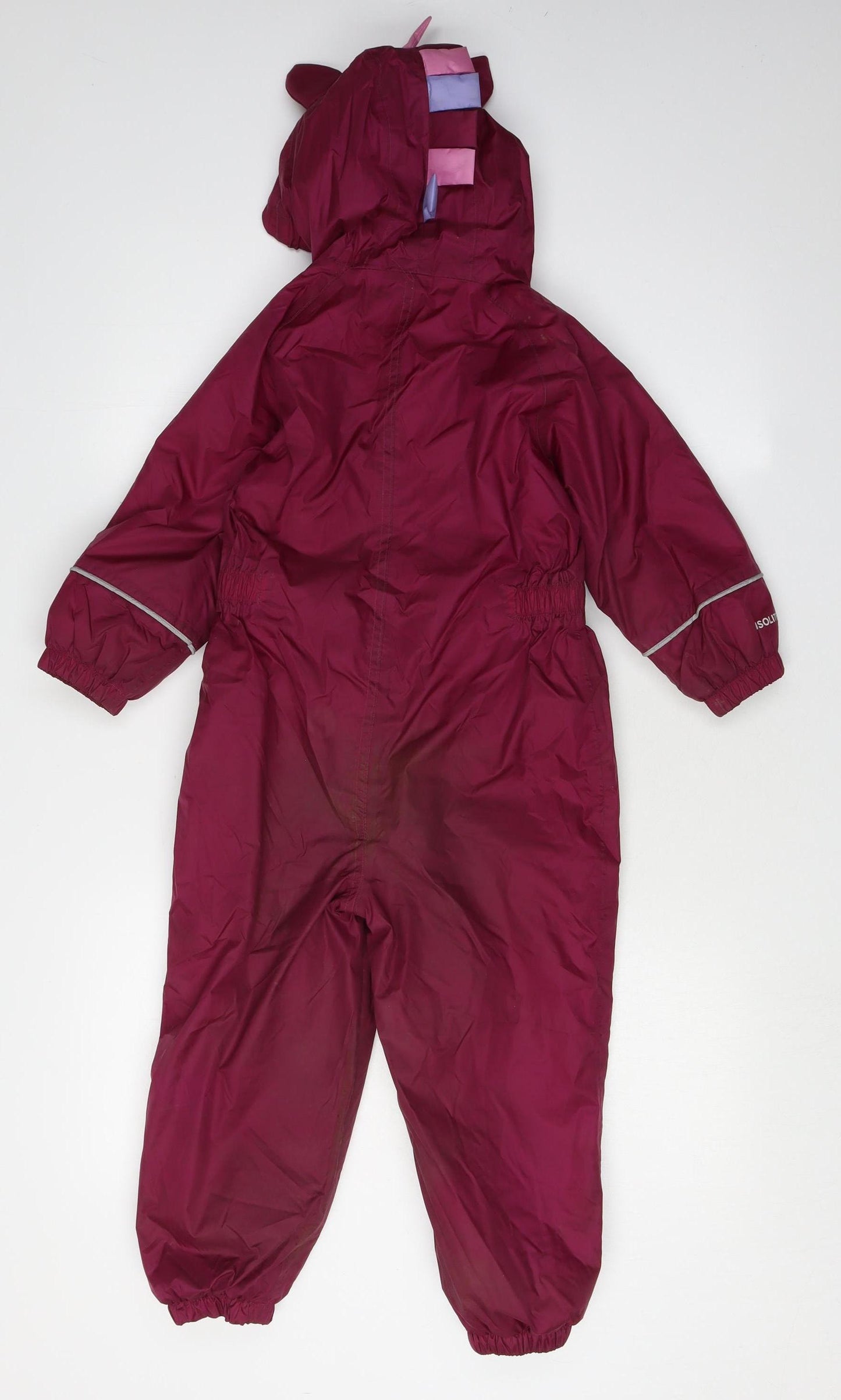 Regatta Girls Red Snowsuit 4 Years Peppa Pig Hooded