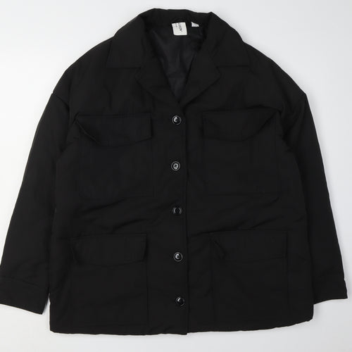Collusion Women's Black Size 8 Basic Jacket