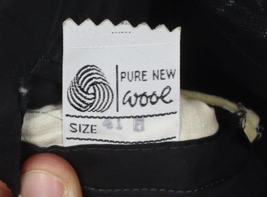 DAKS Men's Black Striped Wool Suit Jacket 41R