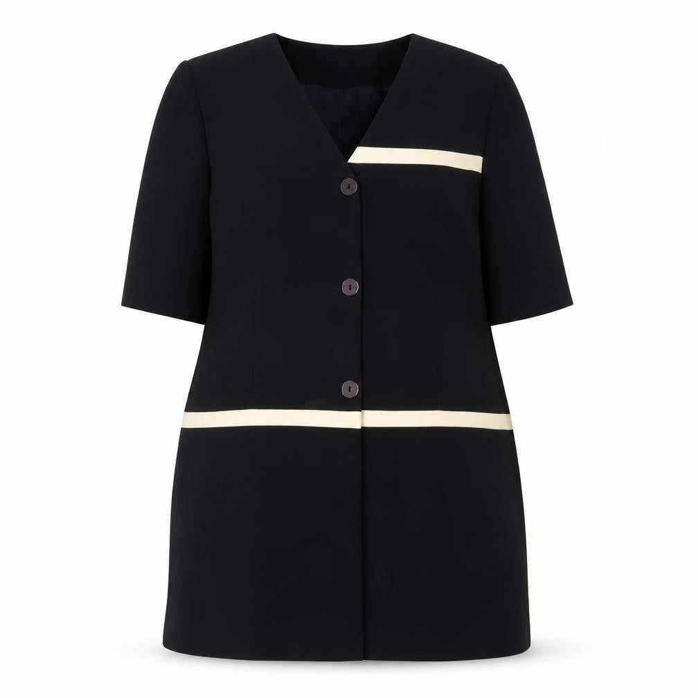 Front view of Wish Women's Black Suit Jacket, size 14, Colourblock