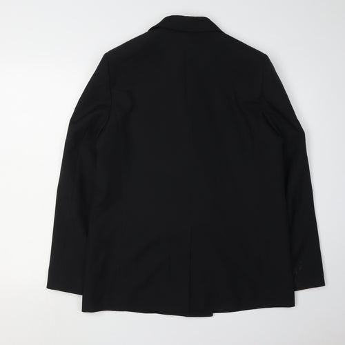 Urban Revivo Women's Black Blazer, Size 10, Double-Breasted