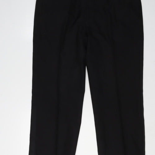 Dormie Mens Black Wool Blend Dress Pants Size 39