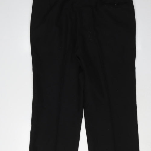 Dormie Mens Black Wool Blend Dress Pants Size 39