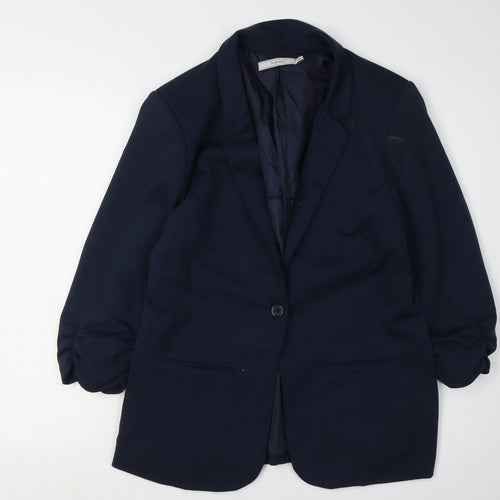 Fransa Women's Blue Blazer, Size 14, Regular Fit