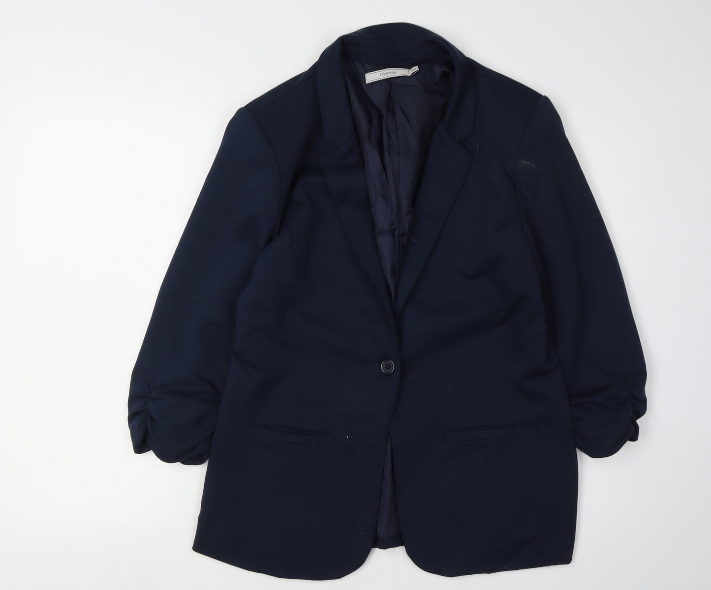 Fransa Women's Blue Blazer, Size 14, Regular Fit
