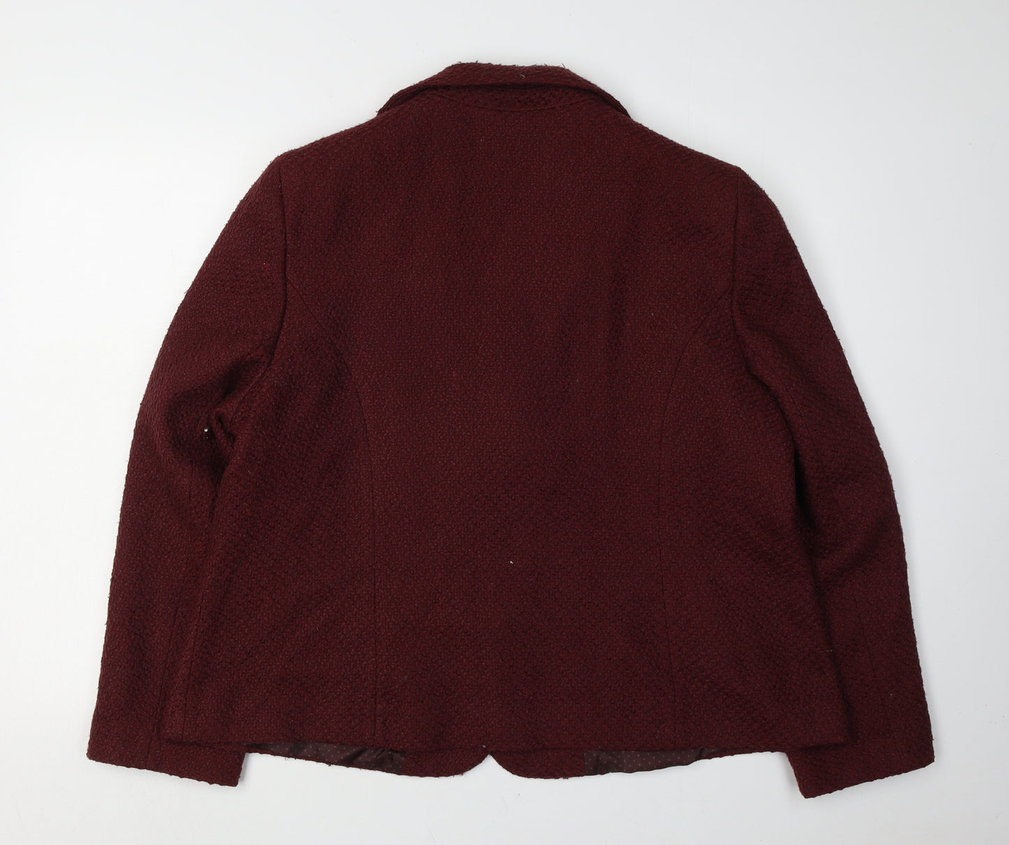 Isle Women's Red Blazer, Size 22, Three-Button