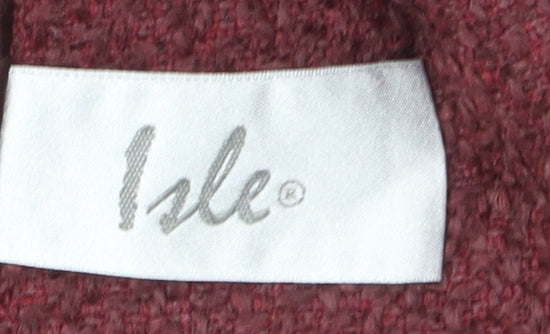 Isle Women's Red Blazer, Size 22, Three-Button