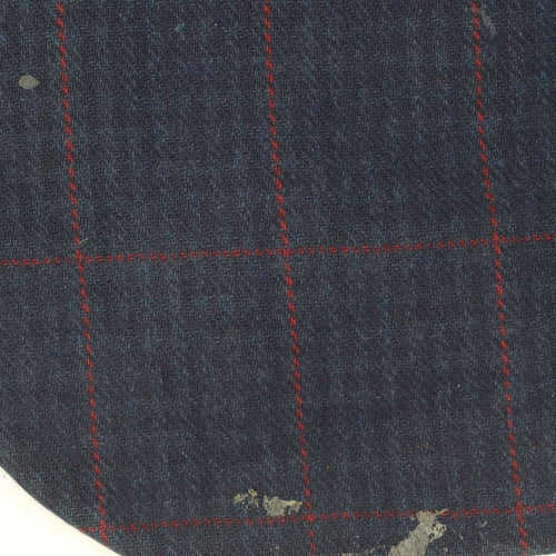 Greenwoods Men's Blue Checked Blazer 46R - Classic Fit