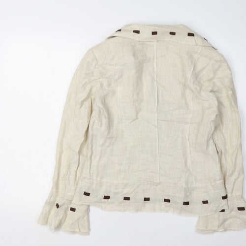 Marks and Spencer Beige Women's Blazer Size 12