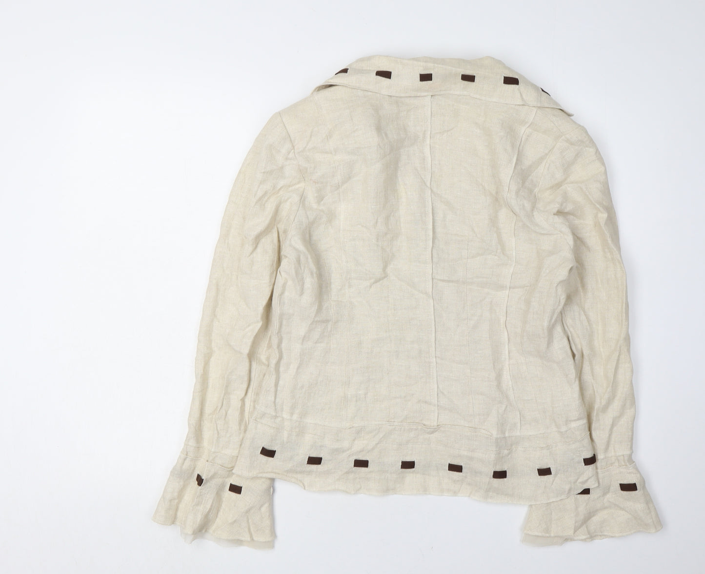 Marks and Spencer Beige Women's Blazer Size 12