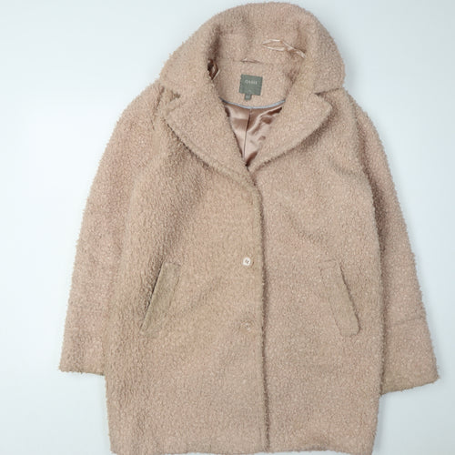 Oasis Women's Beige Mid-Length Coat Size 12