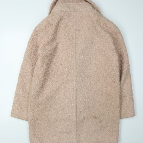 Oasis Women's Beige Mid-Length Coat Size 12